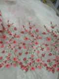 2016 New Design Embroidery Organza Lace Fabric for Dress