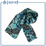 Elegant Digital Printing Personalize Square Silk Silk Twill Scarf