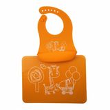 Custom Printing Silicone Children Packageable Apron + Placemat