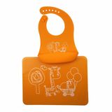 Custom Printing Silicone Children Packageable Apron + Placemat