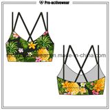 Free Sample OEM High Quality New Sublimation Sexy Sport Bra