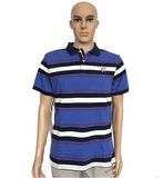 Mens Formal Yard Dyed Stripe Men Polo Shirt