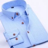 Men's Cotton Linen Woven Plain Shirts