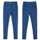 New Womens Pencil Stretch Skinny Denim Jeans