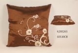 En71 Cushions with Flower Embroidery in Polyester