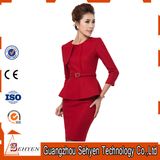 Wool Formal Office Women Jacket Skirt Business Suits for Ladies