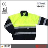 Cotton Protection Reflective Hi Vis Safety Jacket