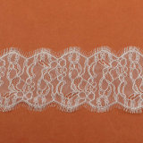 10cm Gold Metallic Crown Embroidery Nylon Voile Lace Fabric