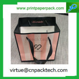 Luxury Serviceable Customized Shopping Bag Kraft Paper Bag with Ribbon
