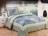 Printed 100% Microfiber Fabric Quilt/Bedding Set