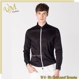 Black Poplin Formal Leisure Shirt for Man Clothing Factory