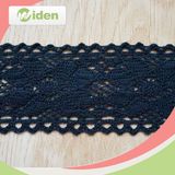 6cm Fantastic Latest Design Top Black Embroidery Lace