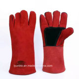 Cow Split Leather Safety Welding Gloves Grade Ab