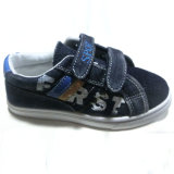 New Style Children Magic Tape Skate Shoes Jean Shoes (FF151112-1)
