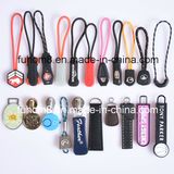 Customized Plastic Rubber Zipper Pull for Garment