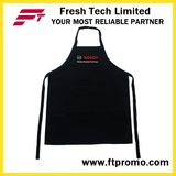 100% Polyester/Cotton OEM Custom Printed Promotional Kitchen Bib Apron