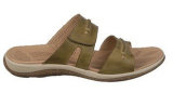 Blase Look Nubuck Leather Slide Style Sandals