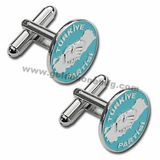 Promotion Custom Round Metal Cufflink (CL07)