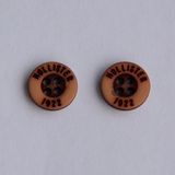 Factory Branded Logo Fashion Polyester Resin Button