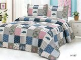 Customized Prewashed Durable Comfy Bedding Quilted 1-Piece Bedspread Coverlet Set for 68