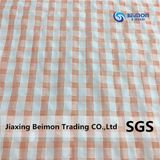 100% Polyester Plaid Organza Fabric for Dresses