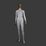 Beautiful Gold Hand Matt White Fashion New Female PP Model Mannequin