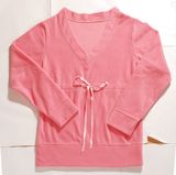 100% Polyester Polar Fleece with V Neck