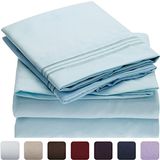 Embroidery Brushed Microfiber Bed Sheet Set