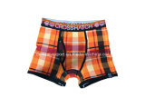 Allover Check Print New Style Men's Boxer Short Underwear