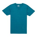 High Quality Plain Heather Green Men V Neck T-Shirt (TS005W)