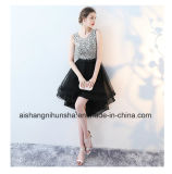 Beading Sleeveless Asymmetrical Homecoming Formal Party Gown