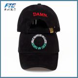 Cotton Baseball Cap Custom Made Embroidery Logo