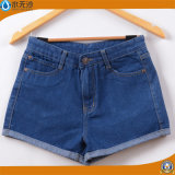 Ome Denim Shorts Fashion Blue Basic Jeans Short for Women