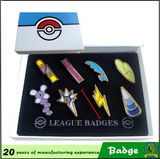 Metal Pokemon Badge Suit with Gift Box