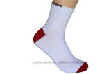 Combed Cotton/Nylon Sport Sock with Hand Linking