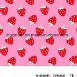 Strawberry Knitted Printing 80%Nylon 20%Spandex Fabric for Swimwear