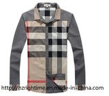 Men's Clothing 100%Cotton Woven Y/D Plaid Washing Shirt (RTS14014)