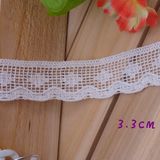 Wholesale Bleach 100% Cotton Crochet Lace for Hair Decoration