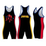 Black Wrestling Shorts with Spiderman Printing (DPWS-001)