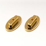 Ellipse Shape Metal Buckles for Fashion Leather Shoes, Bags, Cases