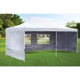 3X6m Folding Gazebo Steel Party Canopy Tent for Outdoor Event
