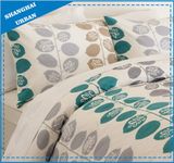 Leafs Pattern Printed Polyester Duvet Cover Set