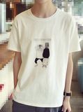 New Model 100% Cotton Printing Men's T-Shirt