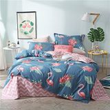 Pirnted Microfiber Polyester Duvet Cover Comforter Sheet Set
