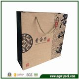 China Classical Brown Paper Gift Bag for Packing Tea Leaves