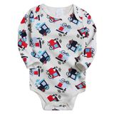 Allover Picture Print Baby Romper