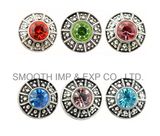 Fashion Silver Rhinestone Snap Button Bracelet DIY Jewelry Garment Accessories