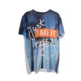 Hawaii Beach Digital Print Men's T-Shirt
