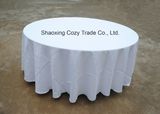 Hot Sale Polyester Plain Jacquard Tablecloth