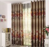 European Style Curtain One Side Print Curtain (MM-133)